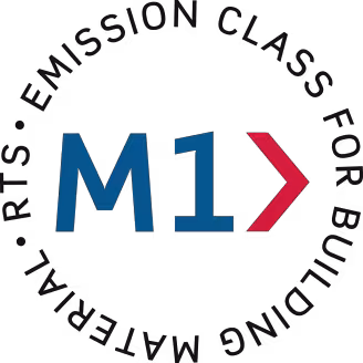 Класс эмиссии строительных материалов - M1 (Emission Classification of Building Materials)

Строительные материалы для внутренних работ, в т.ч. и краски, разделяют по количеству выделяемых ими летучих веществ на три класса эмиссии.

К высшему классу М1 относятся материалы, которые чрезвычайно мало или совсем не выделяют летучие вещества в воздух помещении.
