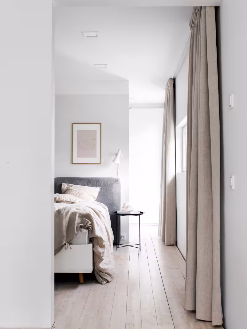 A change as light as a feather in the bedroom 