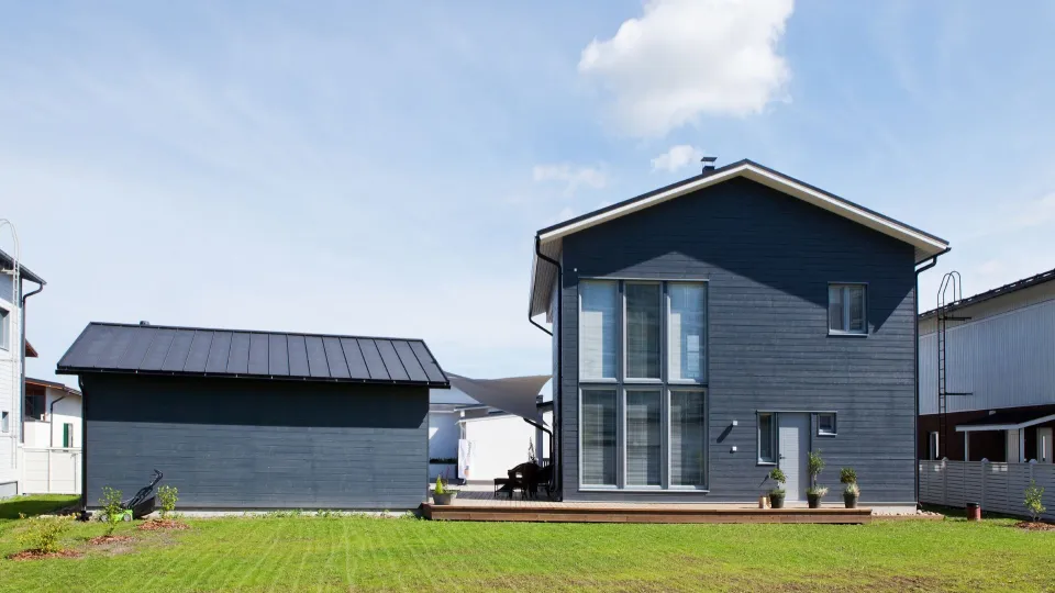wooden house