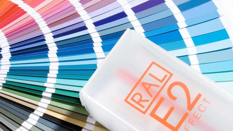 ral effect color card