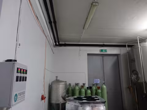 The walls were painted with Tikkurila Argentum 20