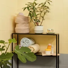 bathroom makeover tips by painting