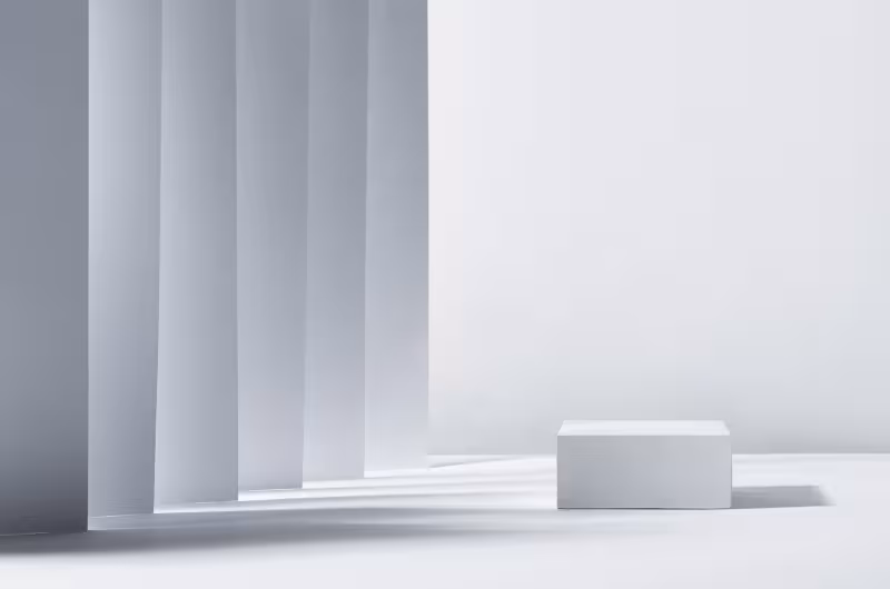 White space with light and shadow