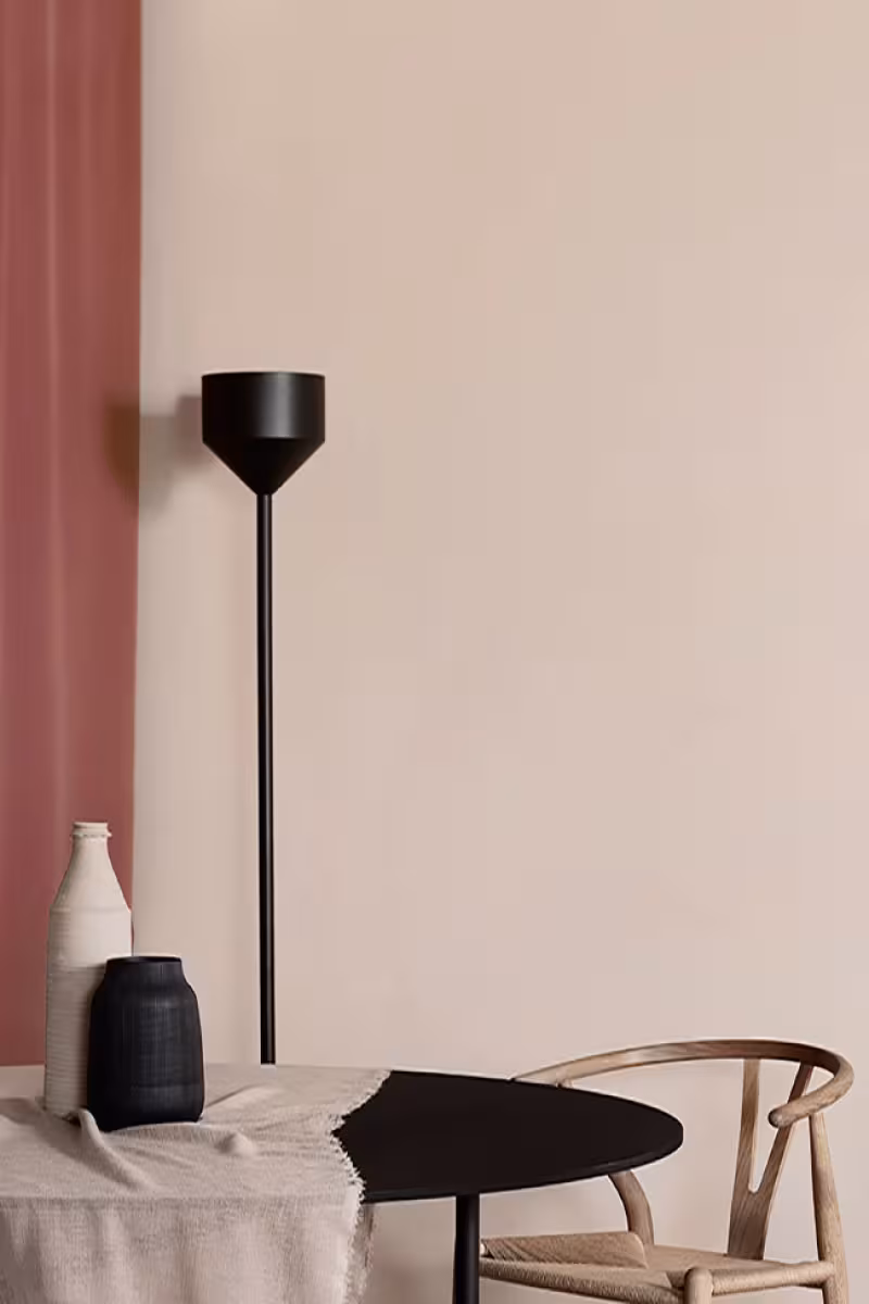 beige living room wall
