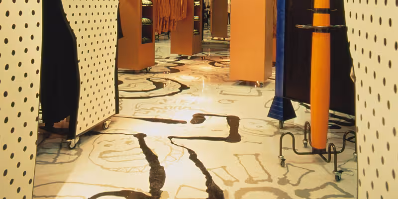 Concrete floors in public and commercial buildings