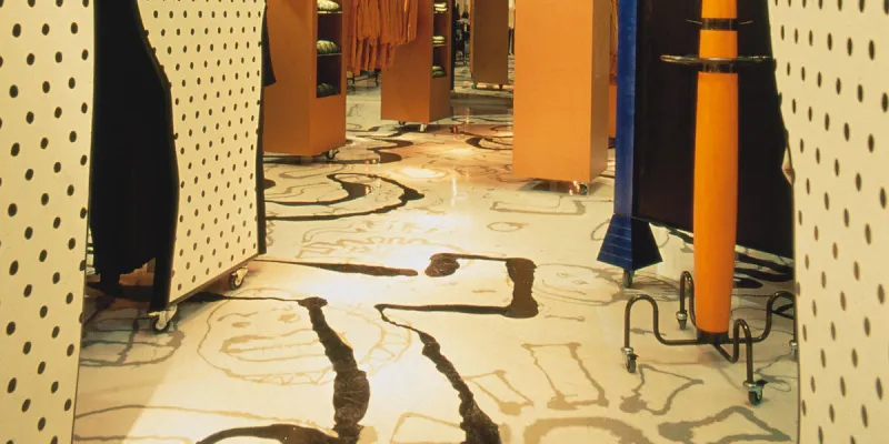 Concrete floors in public and commercial buildings